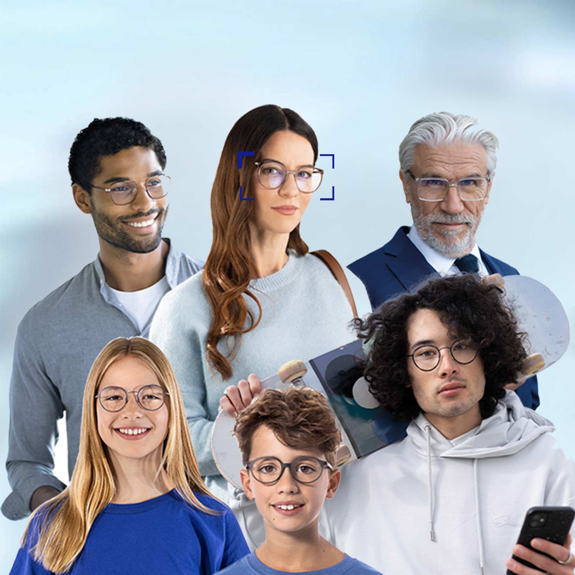 Люди різного віку в лінзах SmartLife