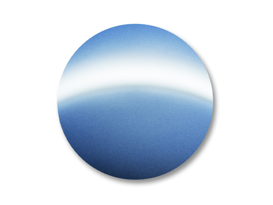 Покриття ZEISS DuraVision Mirror синього кольору.